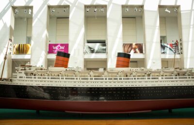 QE model scale. Photo by Kathy Tarantola.