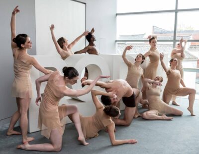 The BoSoma Dance Company during the opening of the exhibition. Photo by Kathy Tarantola/PEM