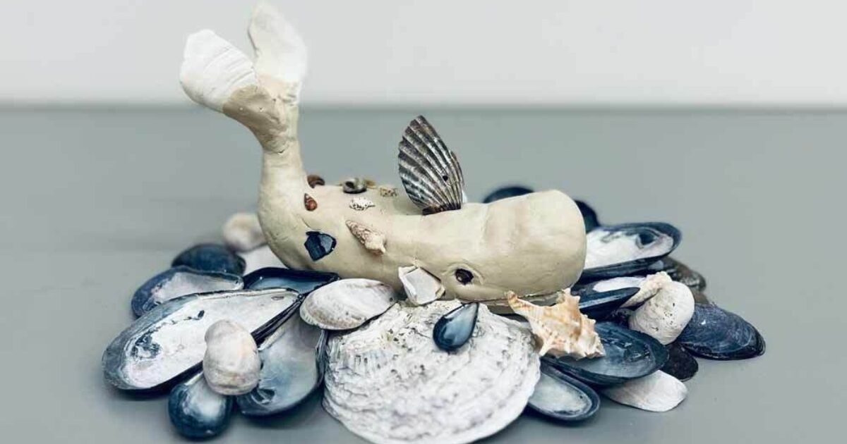 A Whale of a Time: Seashell Whale Sculptures