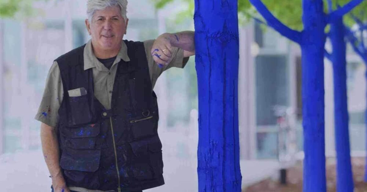 Konstantin Dimopoulos: The Blue Trees | PEM Public Installation