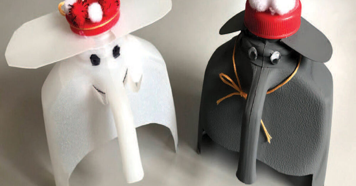 Make a Milk Jug Elephant