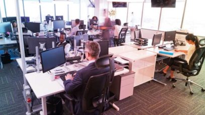 Image of an open plan office