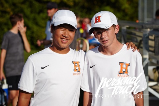 Harrison High School Boys Tennis Action 2017