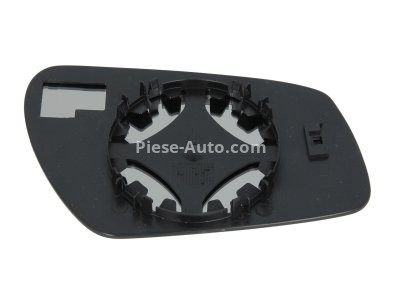 Sticlă oglindă retrovizoare laterală stânga (convexa) , pentru: FORD FIESTA V, FOCUS II 11.01-09.12