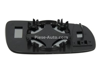 Sticlă oglindă retrovizoare laterală stânga (asferice) , pentru: SKODA FABIA I, FABIA I PRAKTIK, OCTAVIA I 09.96-12.10 -12.10