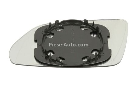 Sticlă oglindă retrovizoare laterală dreapta (convexa) , pentru: SKODA OCTAVIA II; VW POLO, POLO IV 10.01-06.13