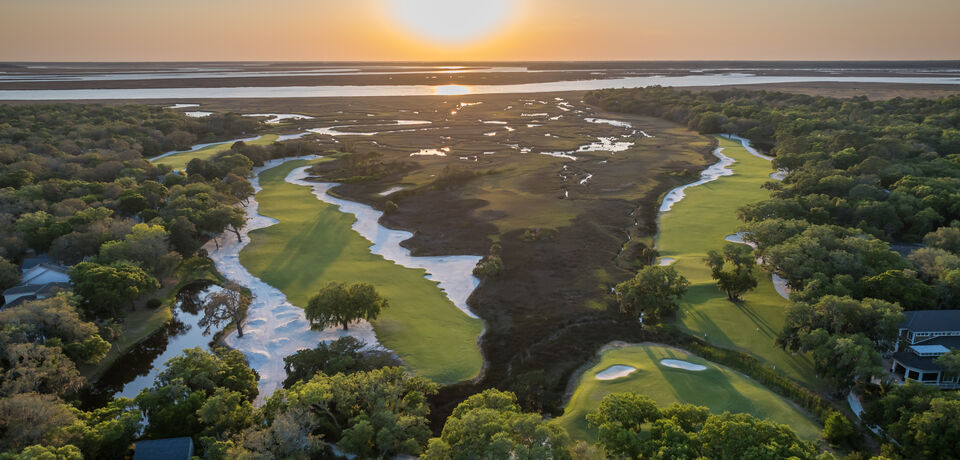 Oak Marsh Hole 9 and 18 overlooking the intracoastal