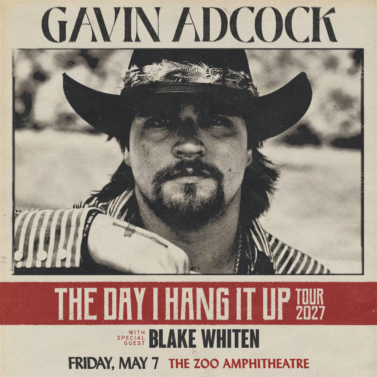Gavin Adcock: The Day I Hang It Up Tour 2027 | Zoo Amphitheatre