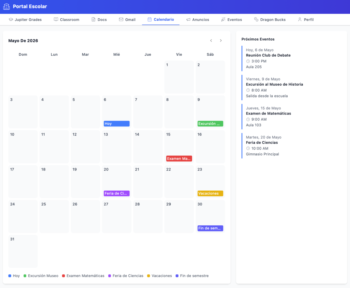 Calendar page Leydi and Christian
