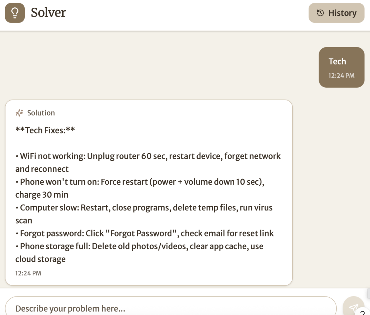 Example tech problem Ismail