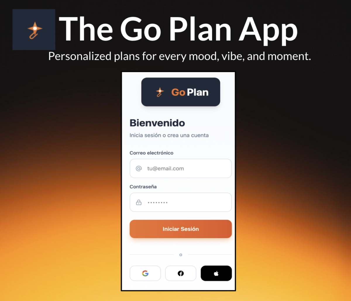 The Go Plan App