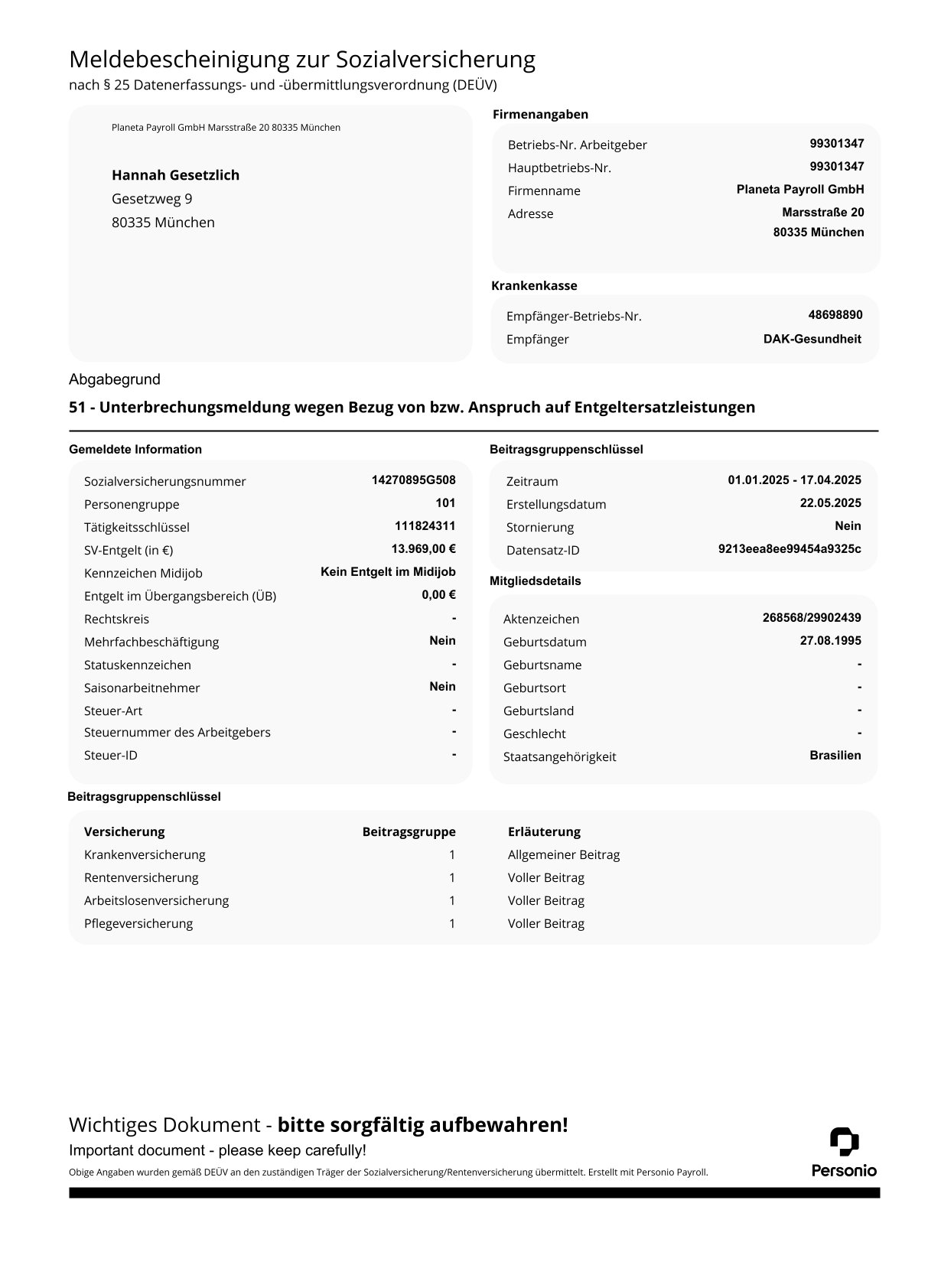 An image of a payslip