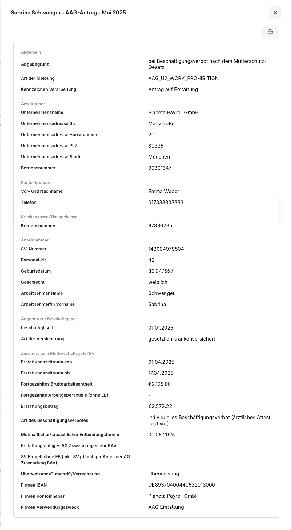 An image of a payslip