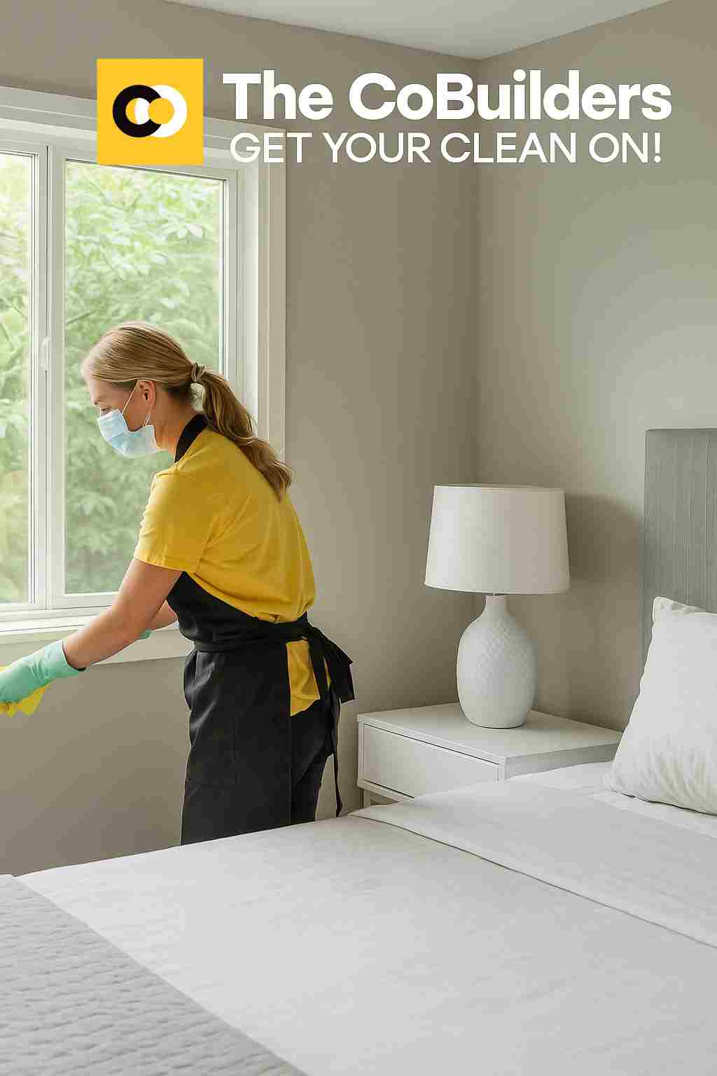 The CoBuilders maid providing eco-friendly cleaning service in a Portland, OR home