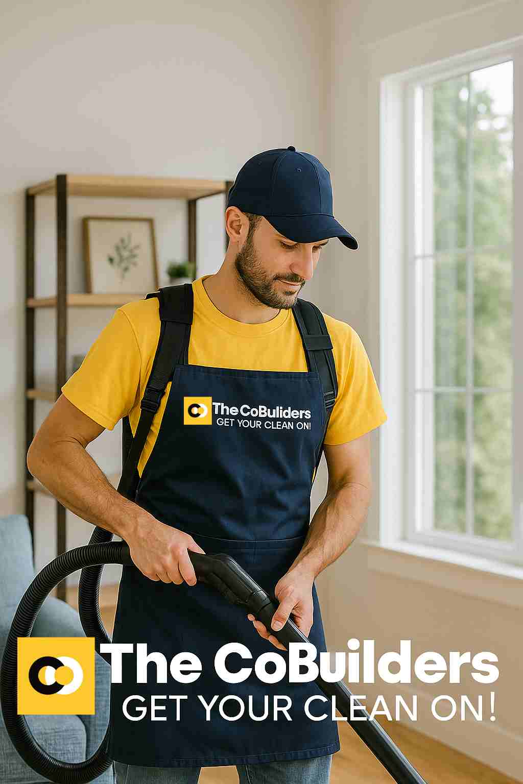 The CoBuilders cleaner providing eco-friendly cleaning services in a Madison, Wisconsin home
