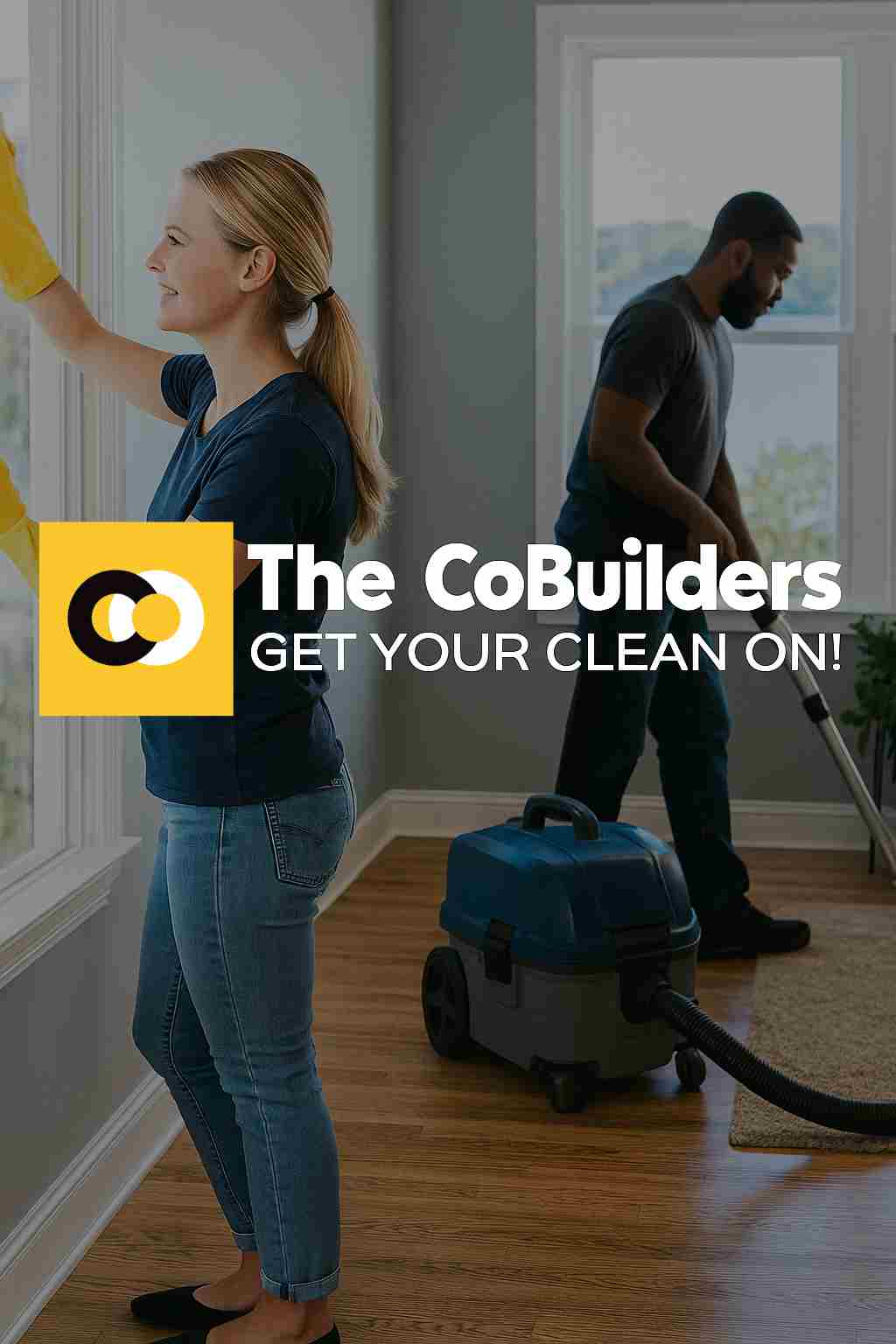 The CoBuilders home cleaning service team working inside a Madison, WI home near Lake Monona