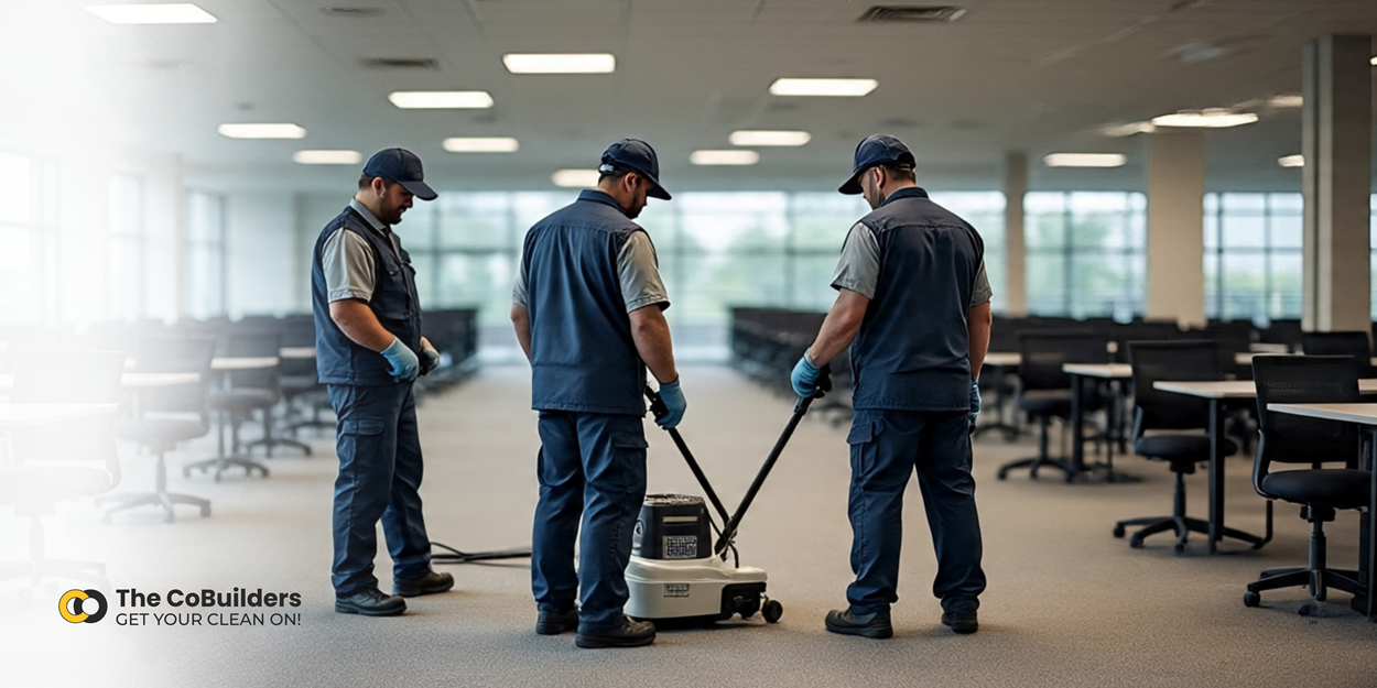 The CoBuilders Cleaner provide commercial carpet cleaning