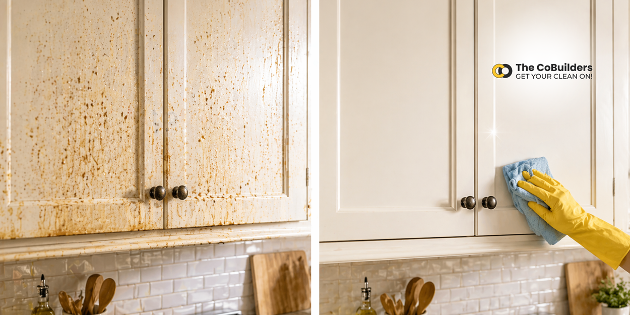 Deep Clean Kitchen Cabinets​