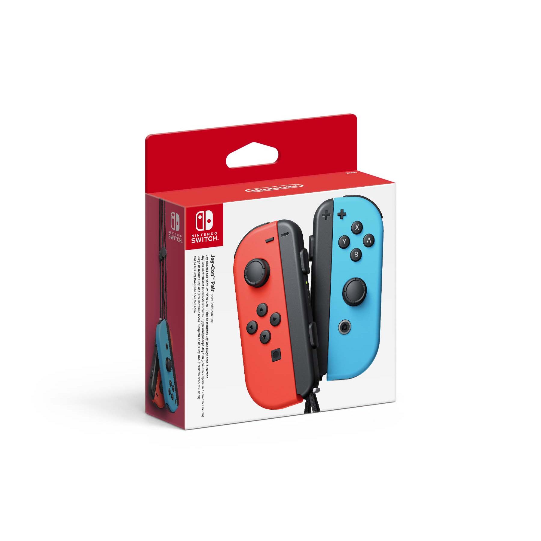 Nintendo Switch Joy-Con Controller Pair (Neon Red & Neon