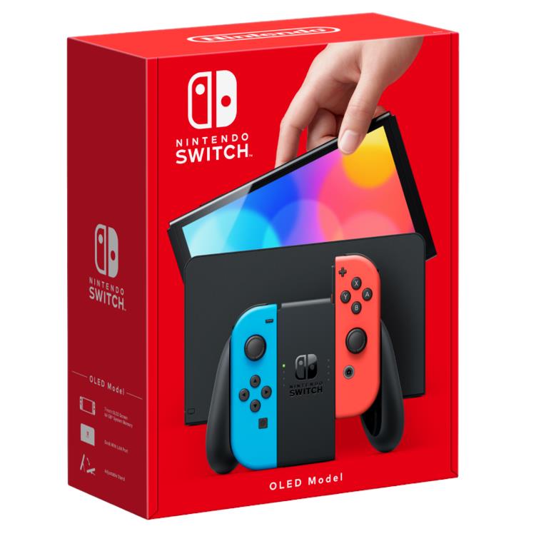 Nintendo Switch OLED Model Console (Neon) - JB Hi-Fi NZ