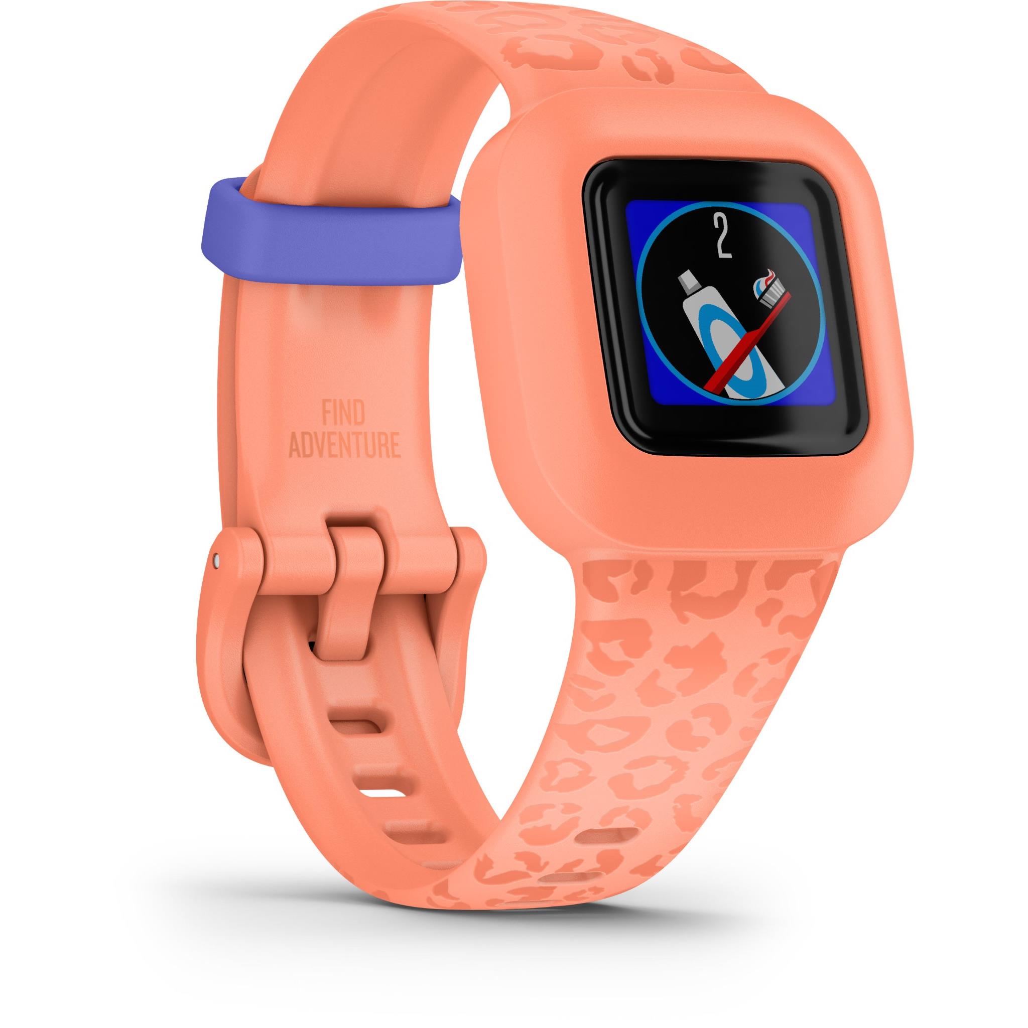 Garmin Vivofit Fitness Tracker (Peach Leopard) JB Hi-Fi NZ