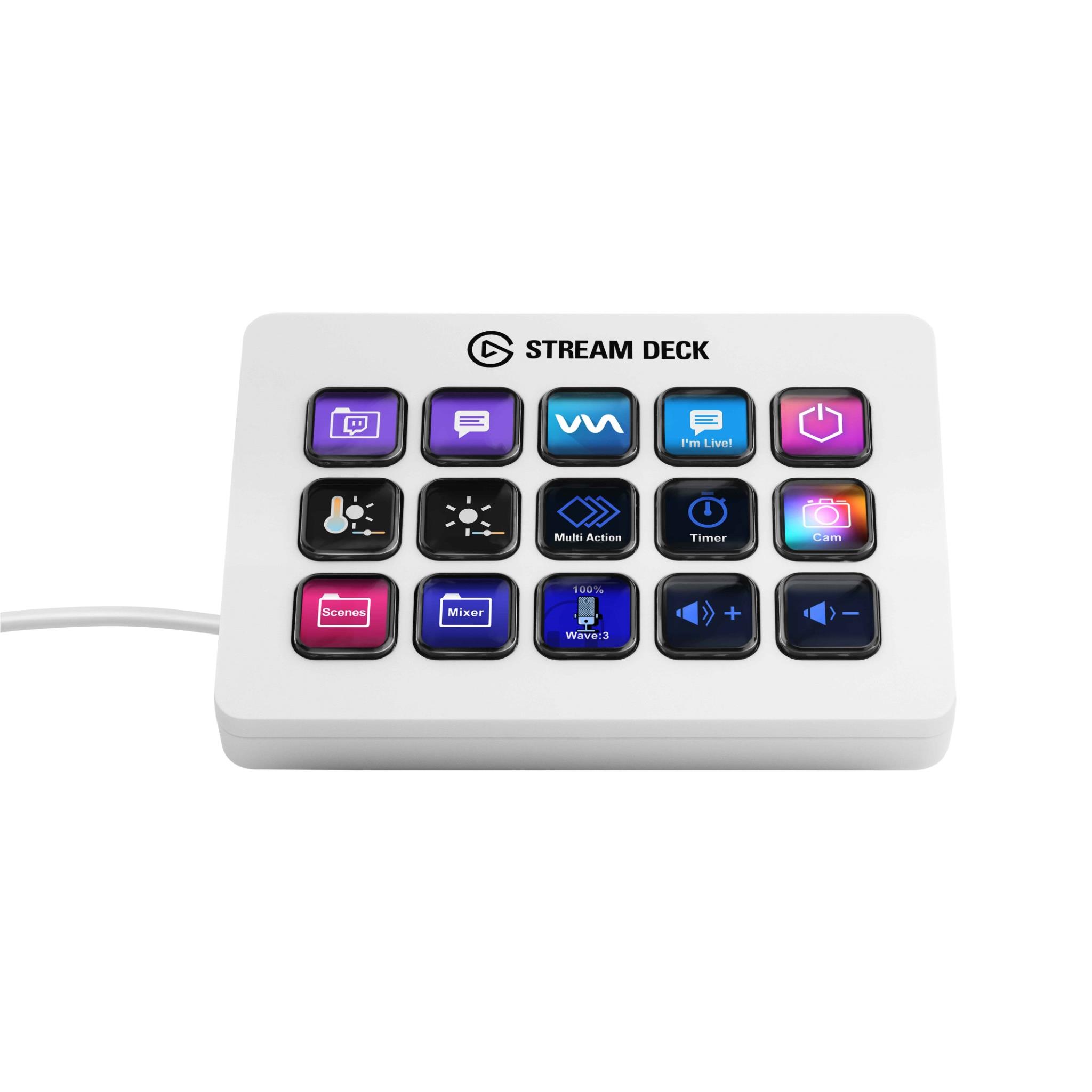 Elgato Stream Deck MK.2 White - JB Hi-Fi NZ