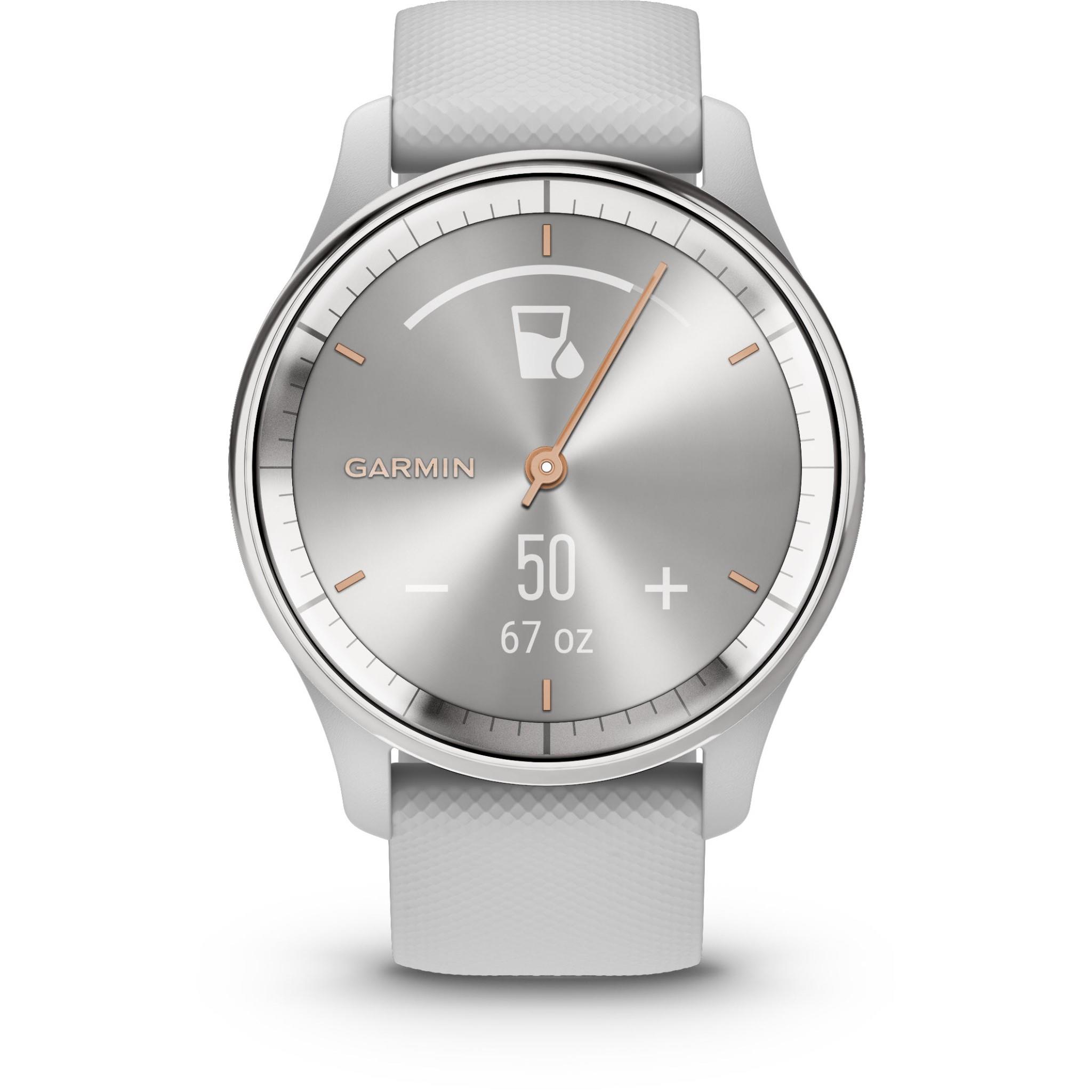 Garmin Vivomove Trend Smart Watch (Silver) - JB Hi-Fi NZ