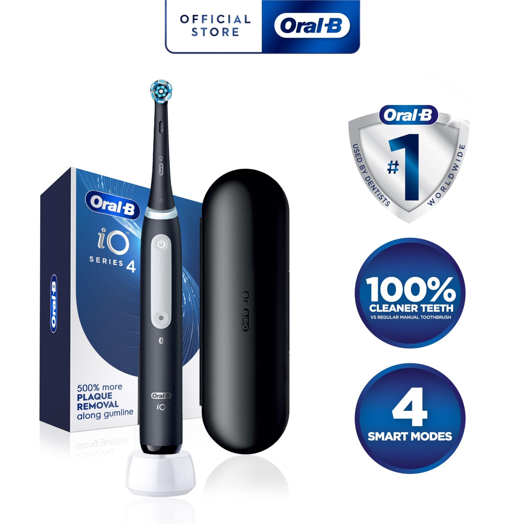 Oral-B iO Series 4 Electric Toothbrush (Black Onyx) - JB Hi