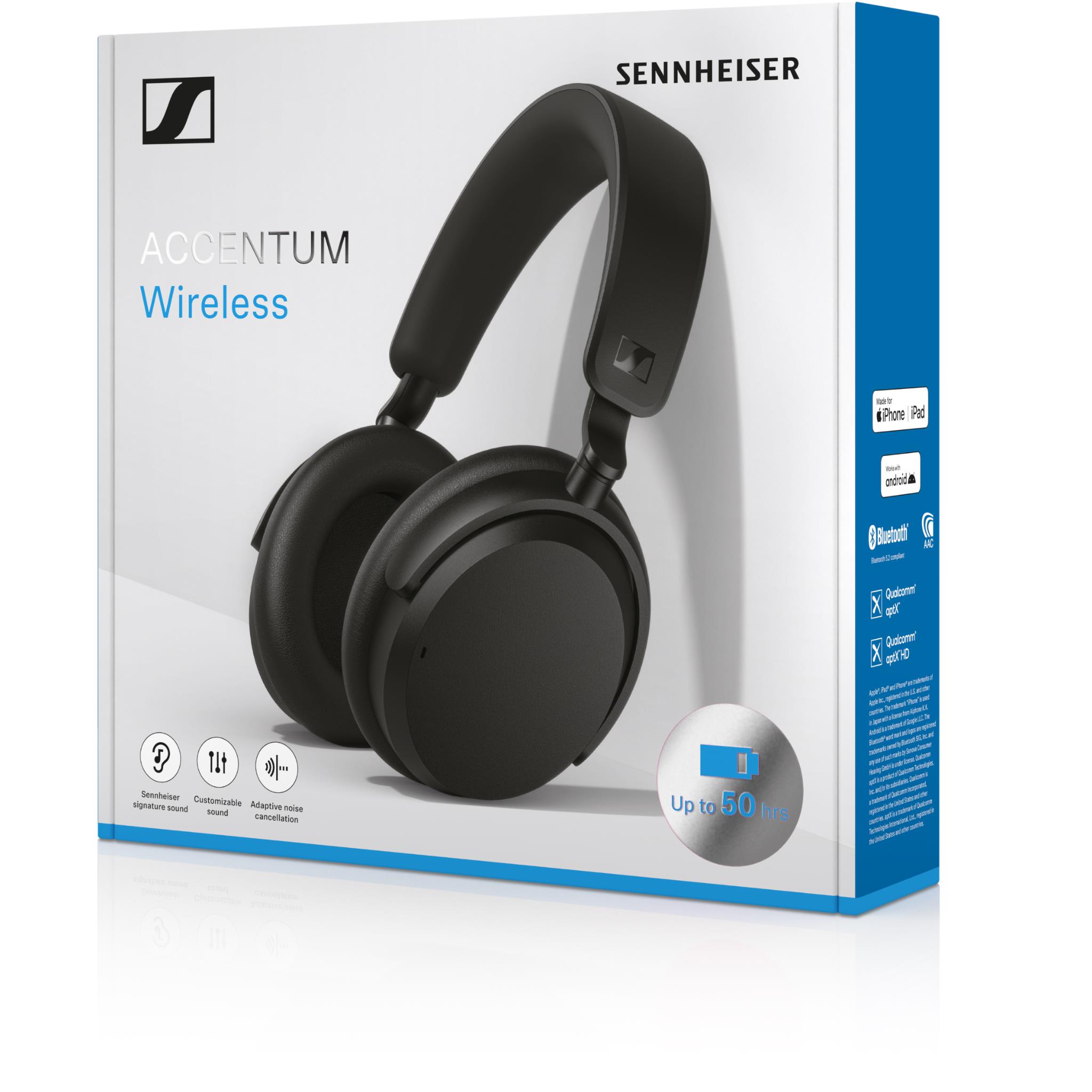 Sennheiser ACCENTUM Wireless Noise Cancelling Over-ear Headphones