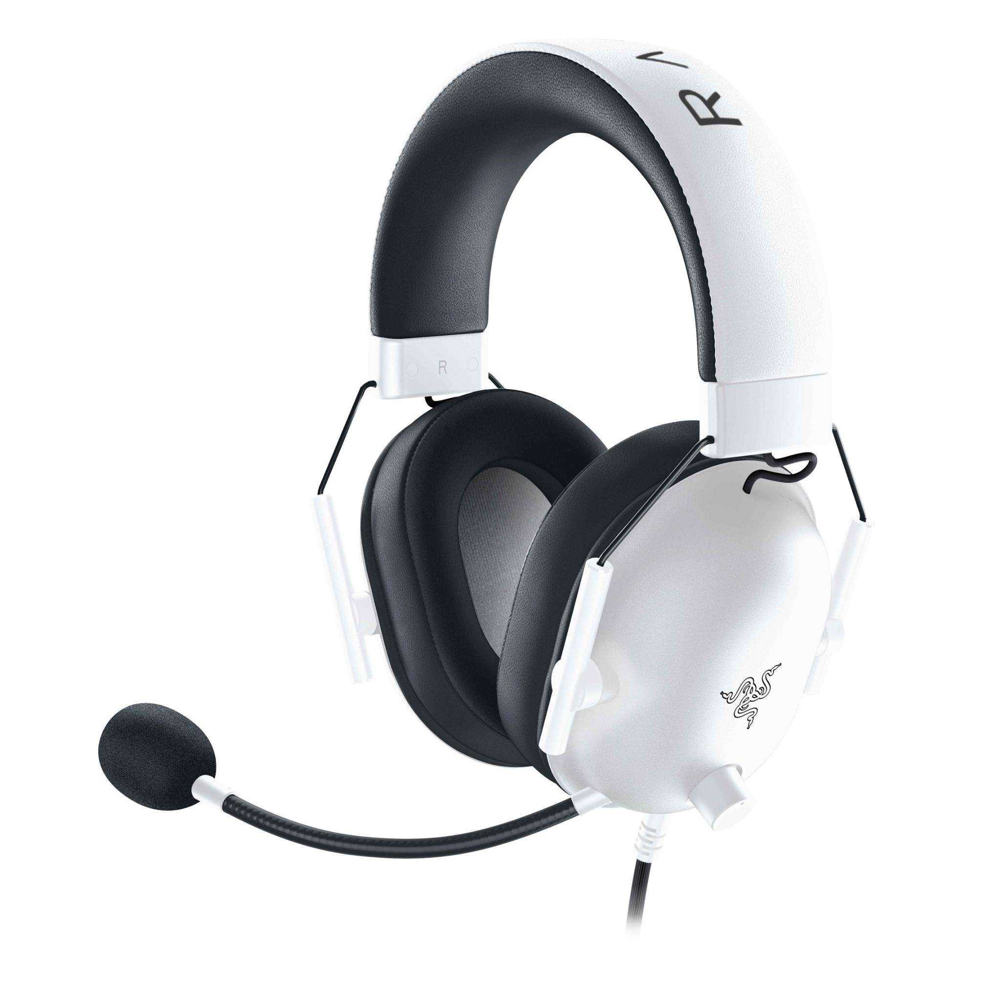 Razer BlackShark V2 X Wired Gaming Headset (White) - JB Hi-Fi NZ