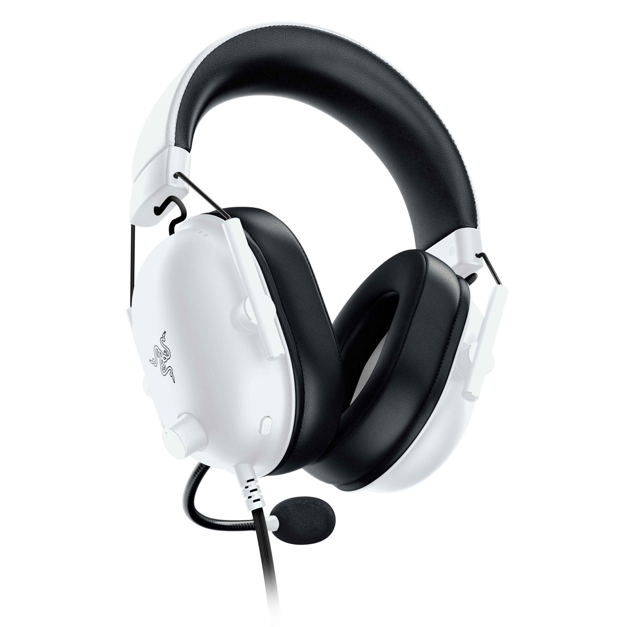 Razer BlackShark V2 X Wired Gaming Headset (White) - JB Hi-Fi NZ
