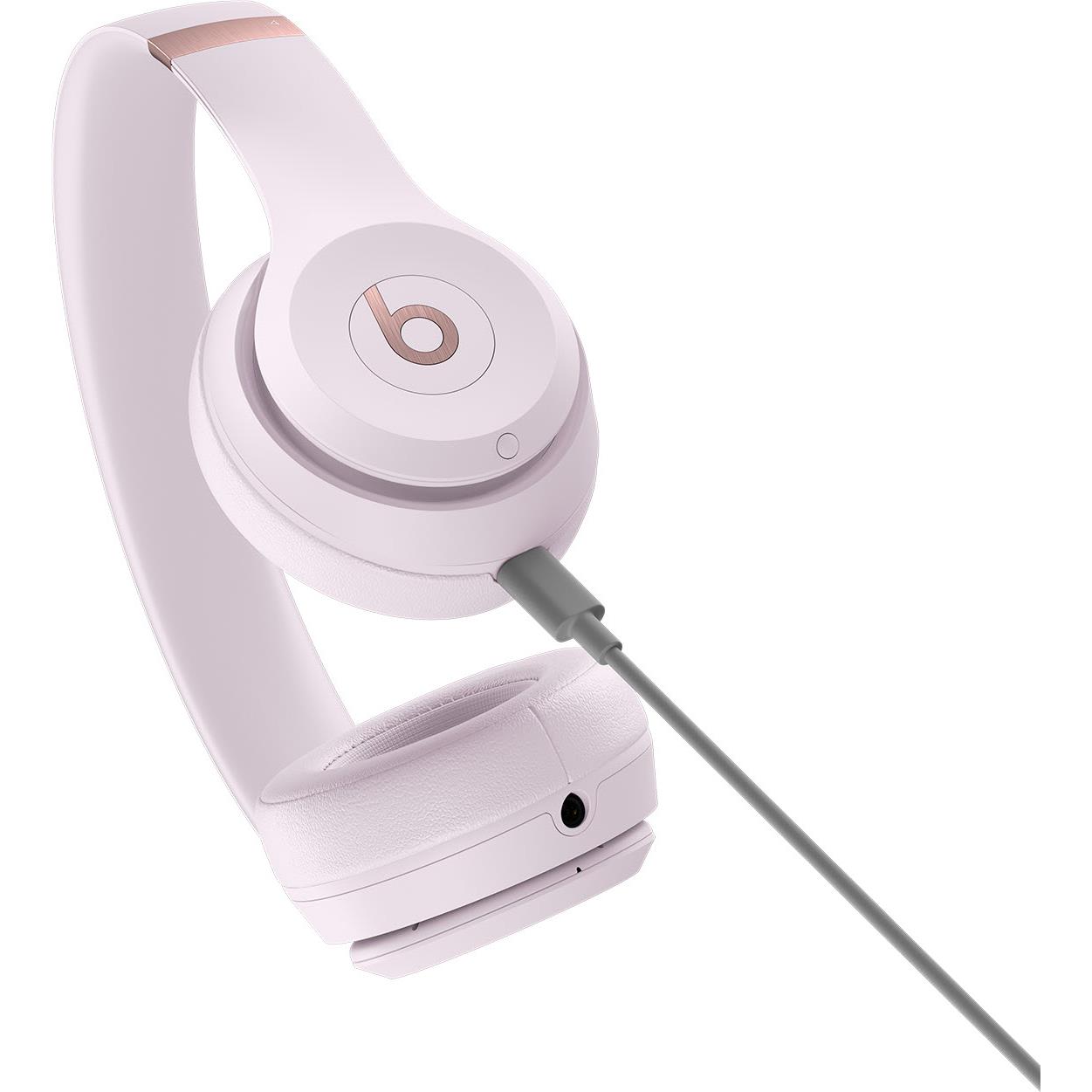 Beats Solo 4 Wireless On-Ear Headphones (Cloud Pink) - JB Hi-Fi NZ