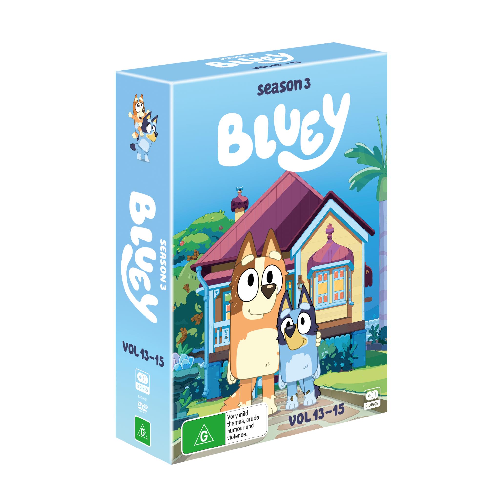 Bluey - Season 3 Part 1 (Vol 13-15) - JB Hi-Fi NZ