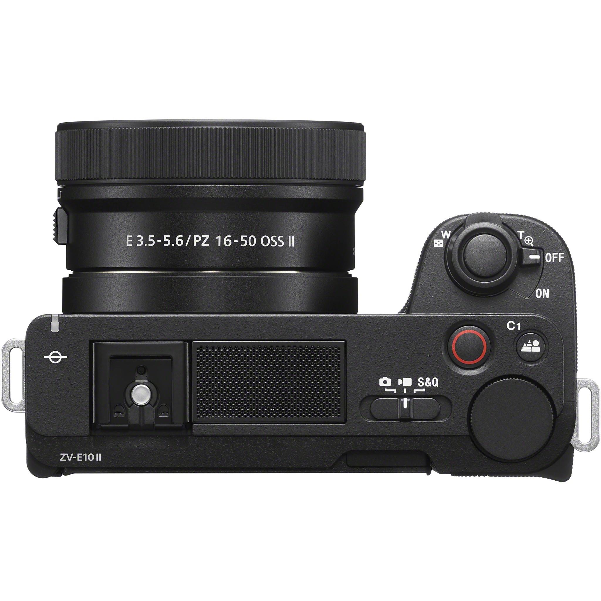 Sony ZV-E10 II Mirrorless Vlog Camera with 16-50mm Lens Kit (Black