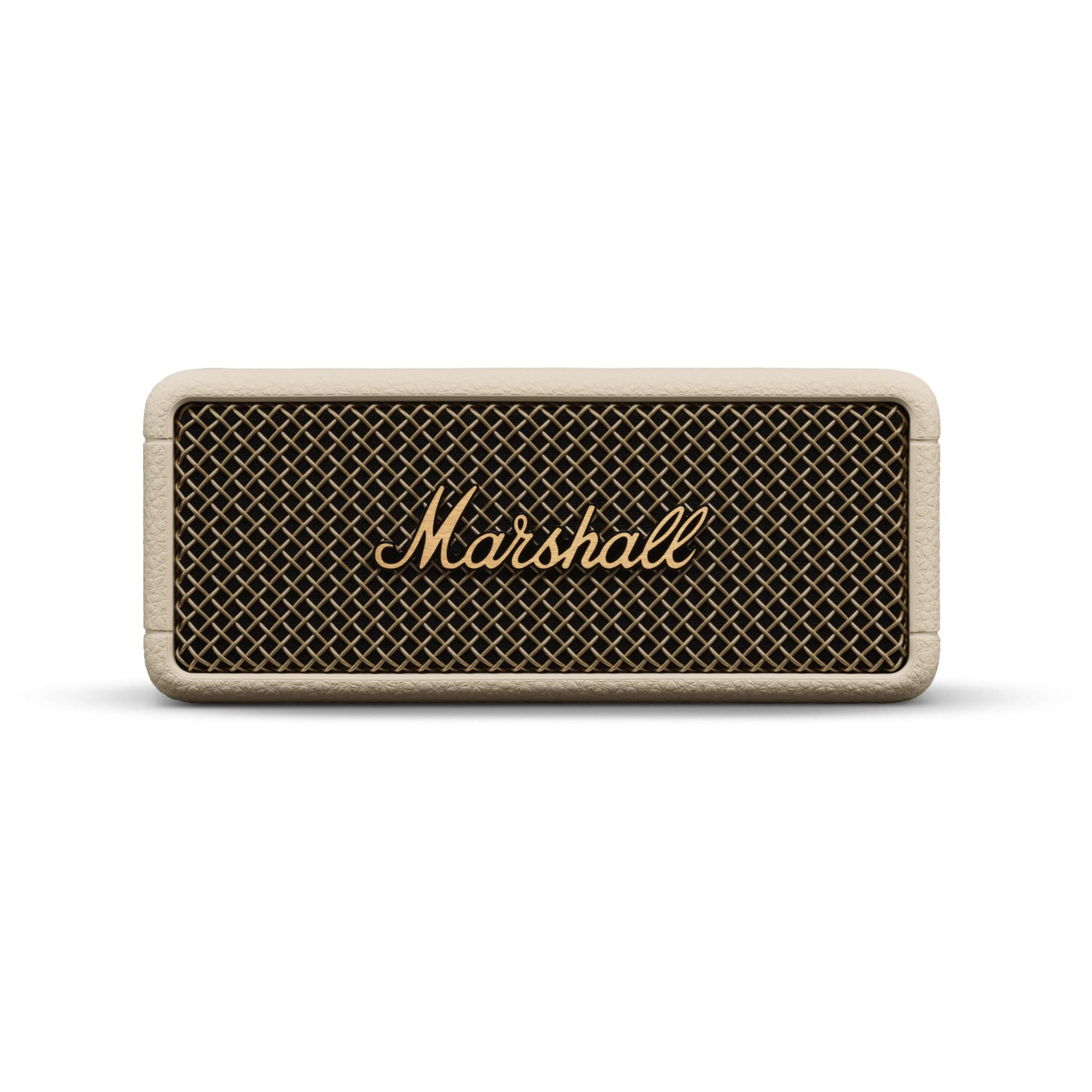 Marshal Emberton III Portable Bluetooth Speaker (Cream) - JB Hi-Fi NZ