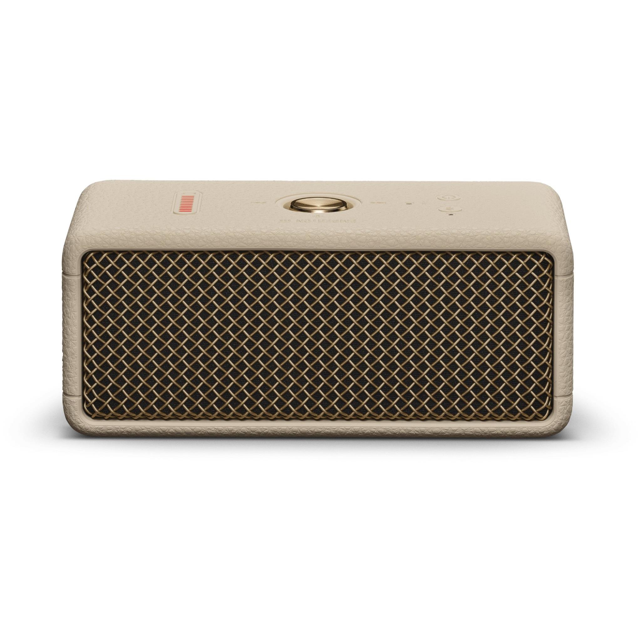 Marshal Emberton III Portable Bluetooth Speaker (Cream) - JB Hi-Fi NZ