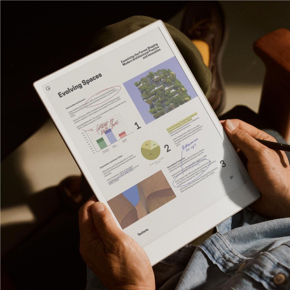Remarkable PaperPro with MarkerPlus and BookFolio Pro Leather