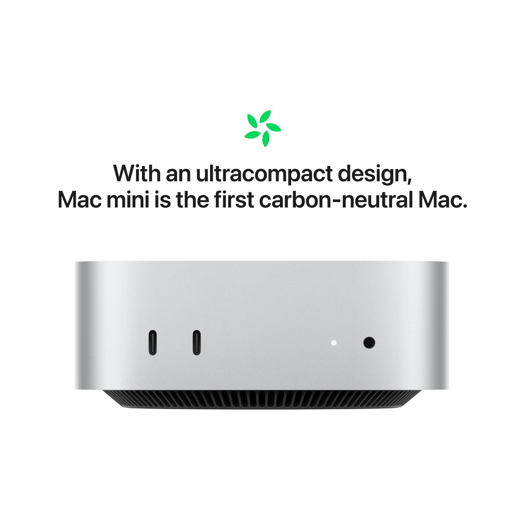 Apple Mac mini with M4 Chip, 10-core CPU/GPU, 256GB/16GB - JB Hi-Fi NZ