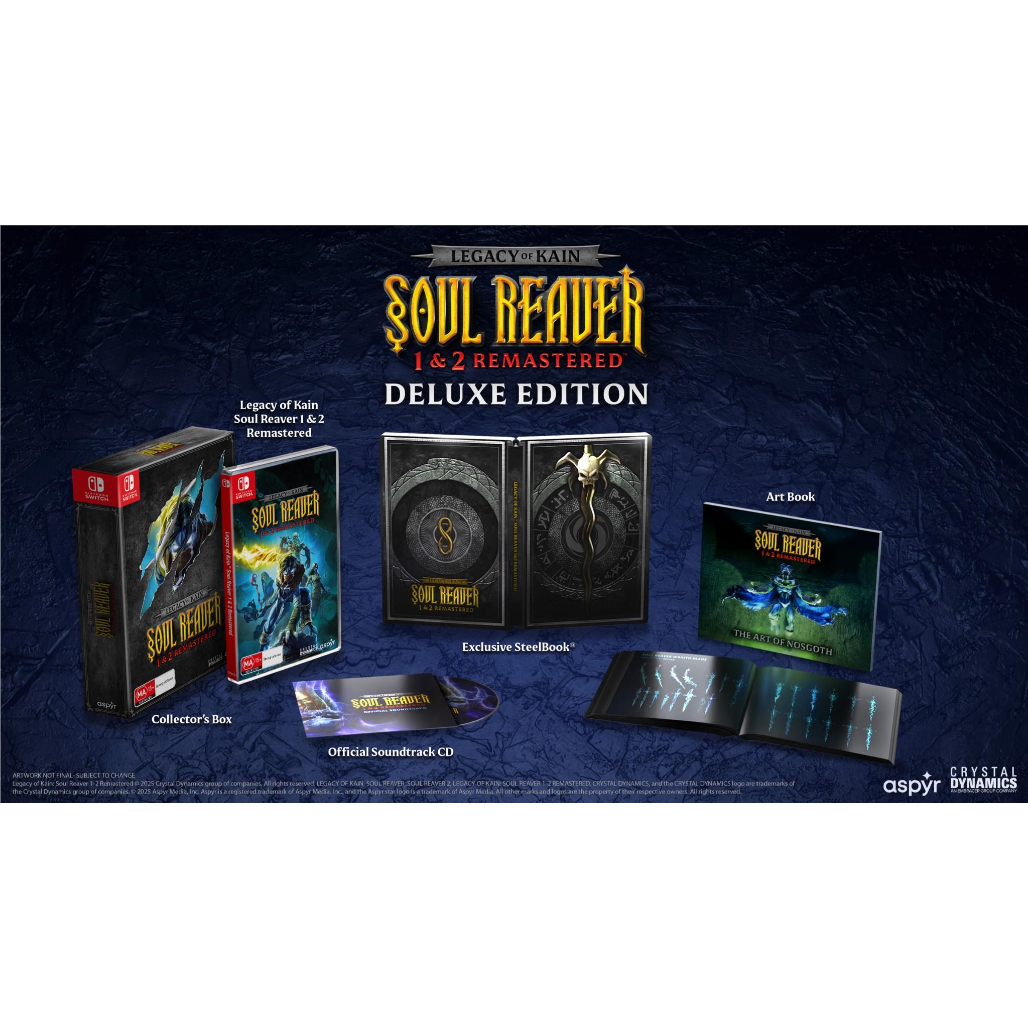 Legacy of Kain: Soul Reaver 1 & 2 Remastered Deluxe Edition - JB