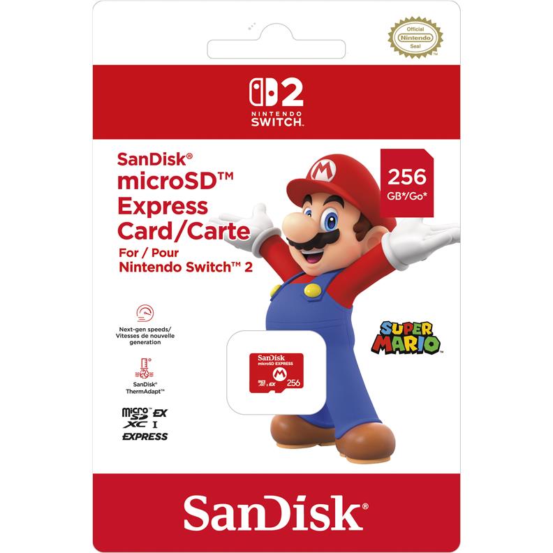 SanDisk MicroSD Express Card for Nintendo Switch (256GB) JB Hi