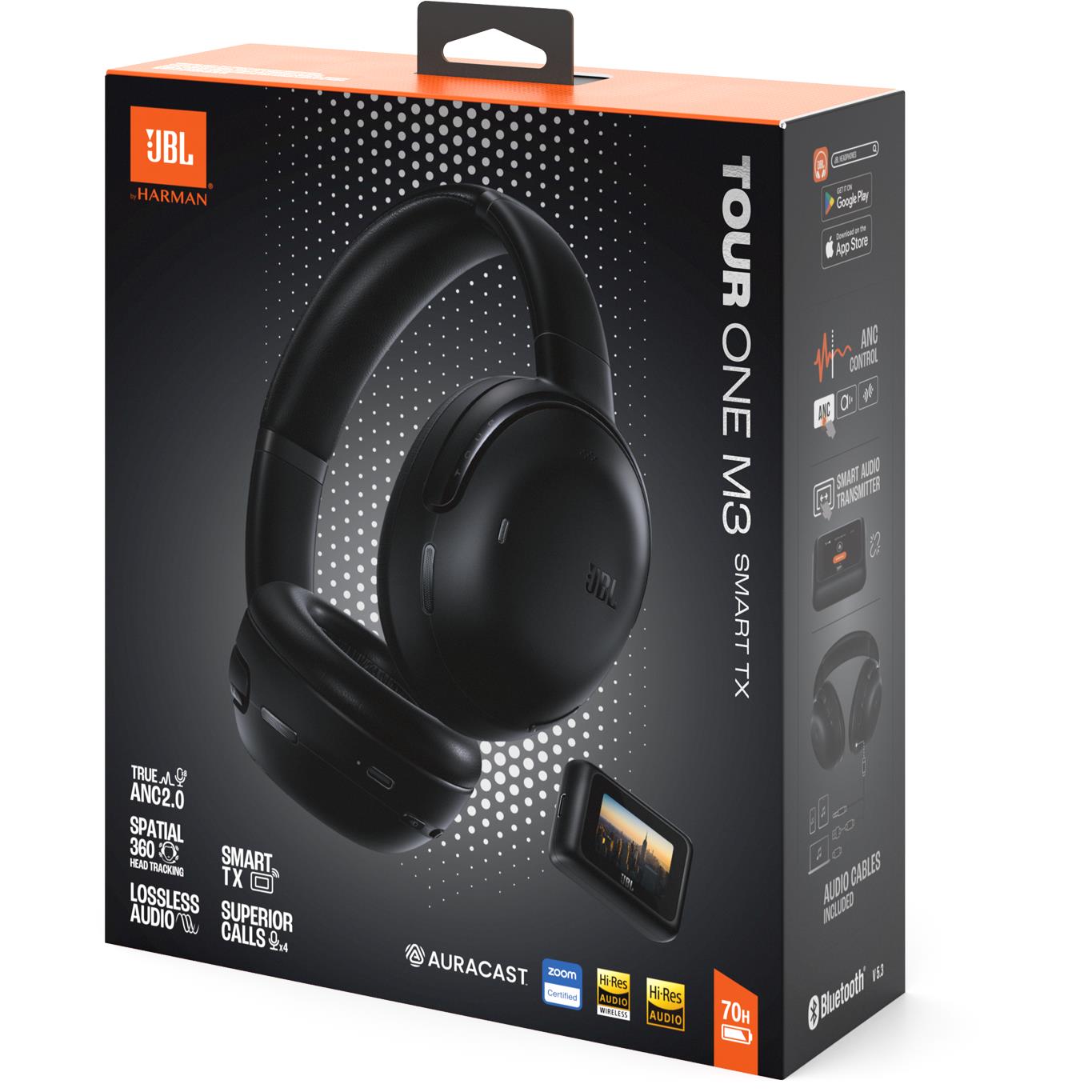 JBL Tour One M3 Smart Tx Wireless Over-ear NC Headphones (Black