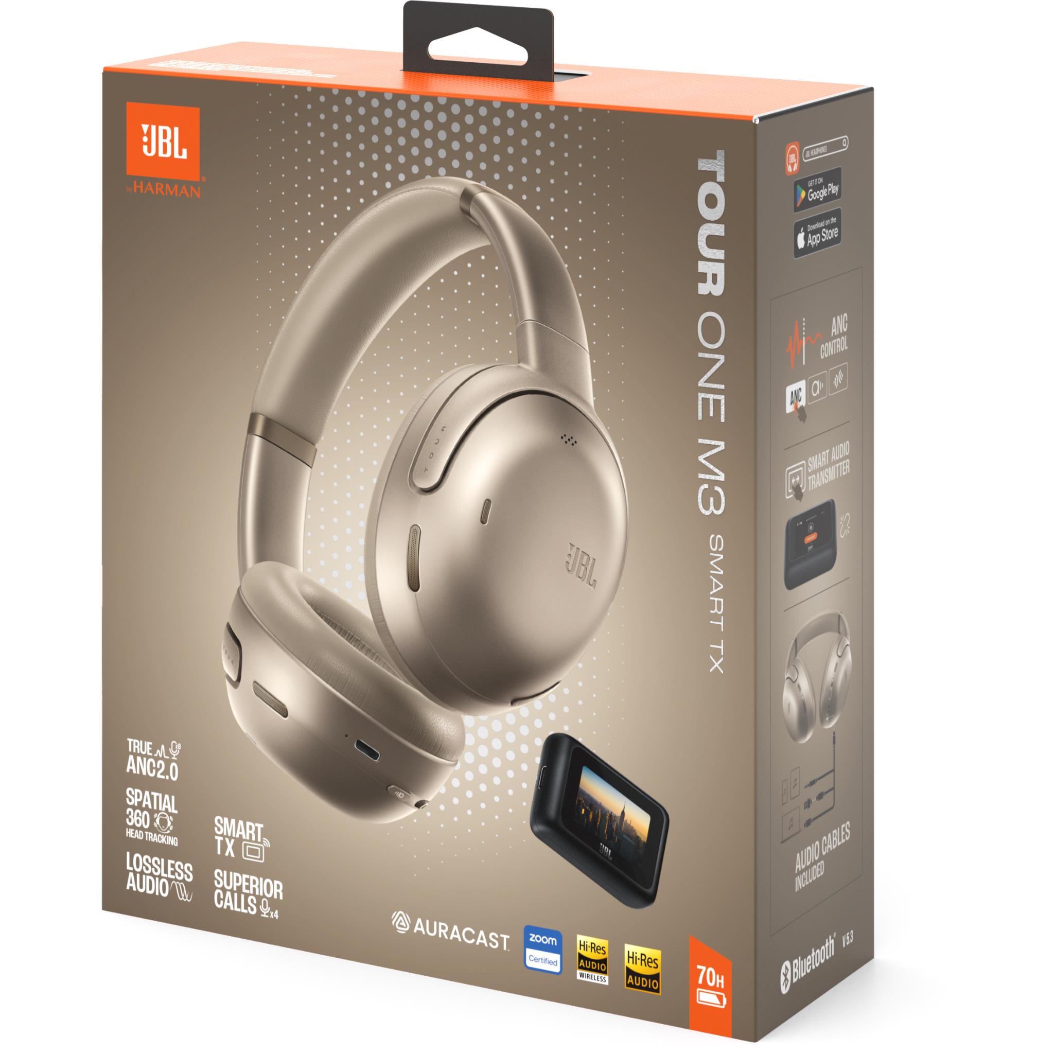 JBL Tour One M3 Smart Tx Wireless Over-ear NC Headphones (Mocha