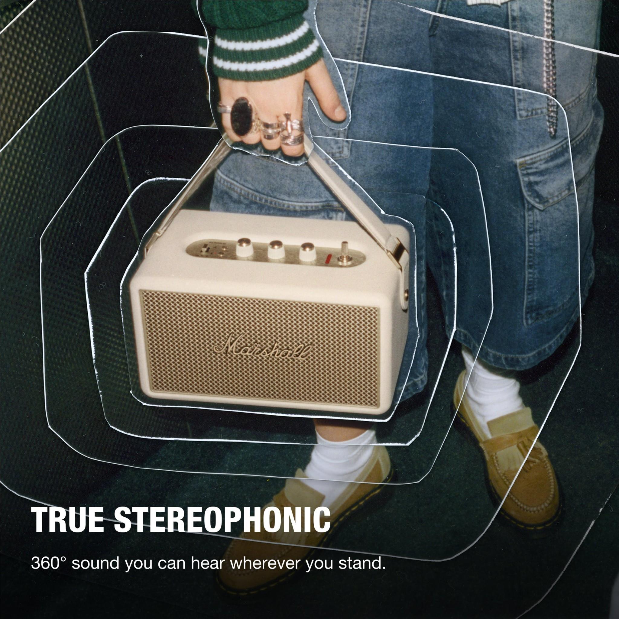 Marshall Kilburn III Portable Speaker (Cream) - JB Hi-Fi NZ