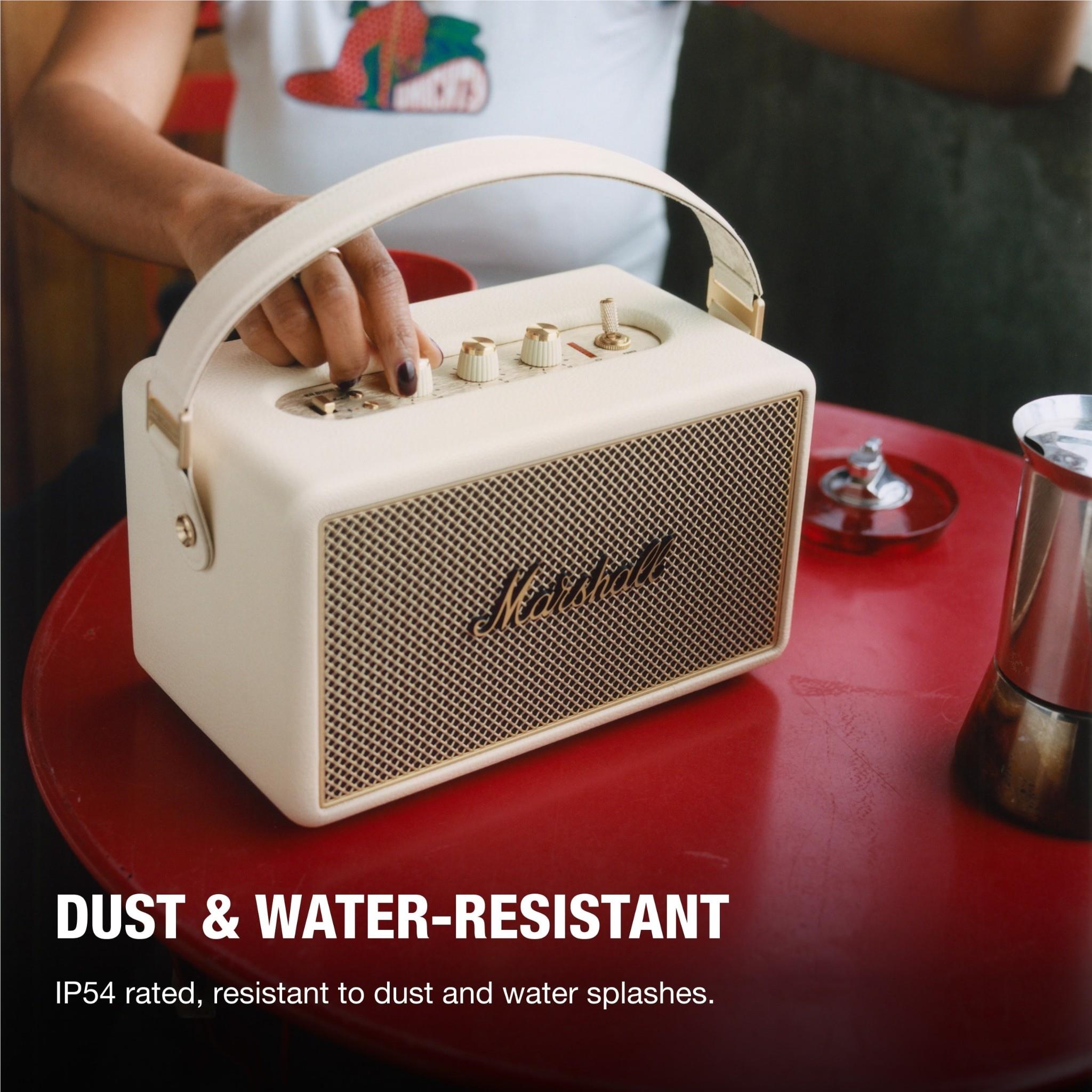 Marshall Kilburn III Portable Speaker (Cream) - JB Hi-Fi NZ