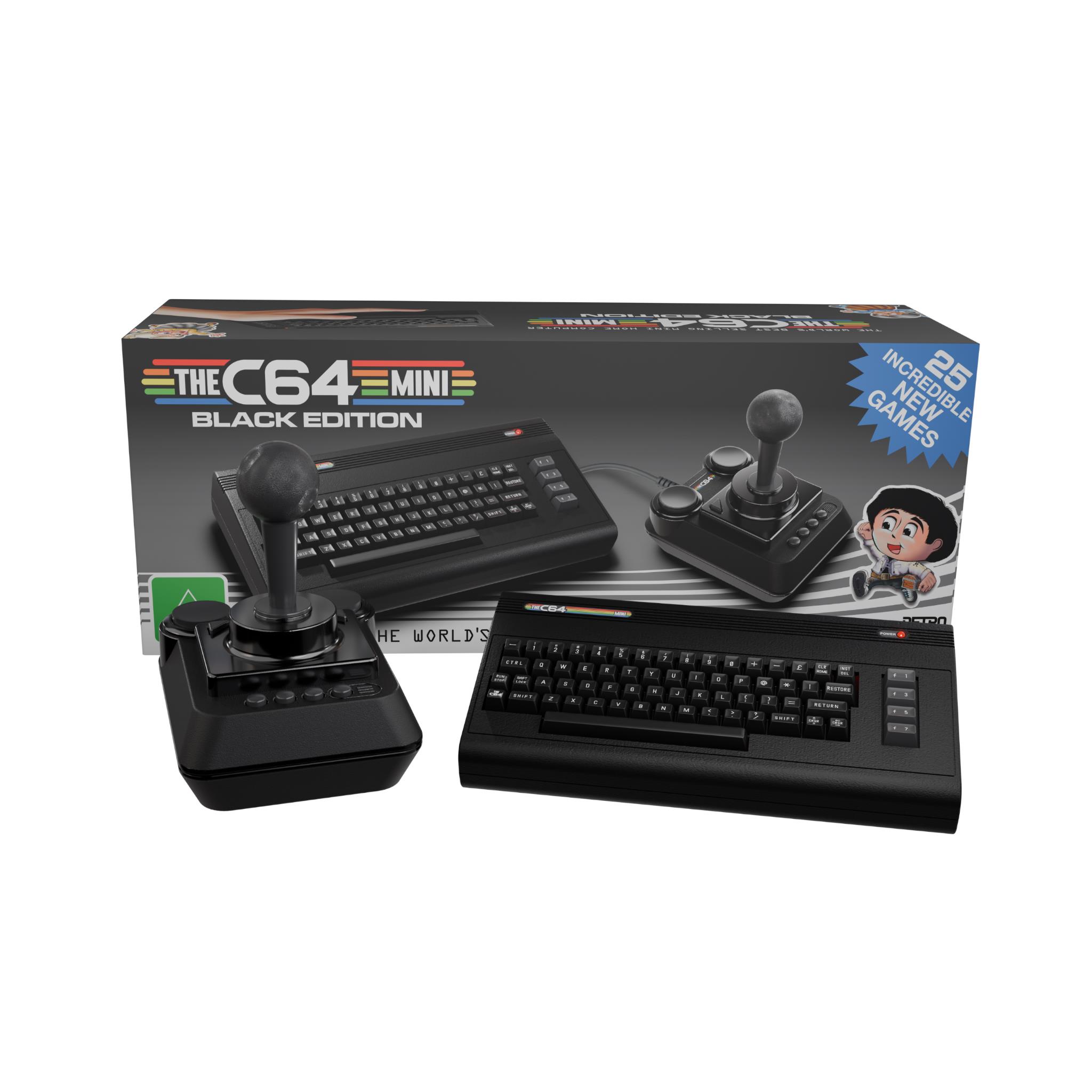 The C64 Mini (Black Edition) - JB Hi-Fi NZ