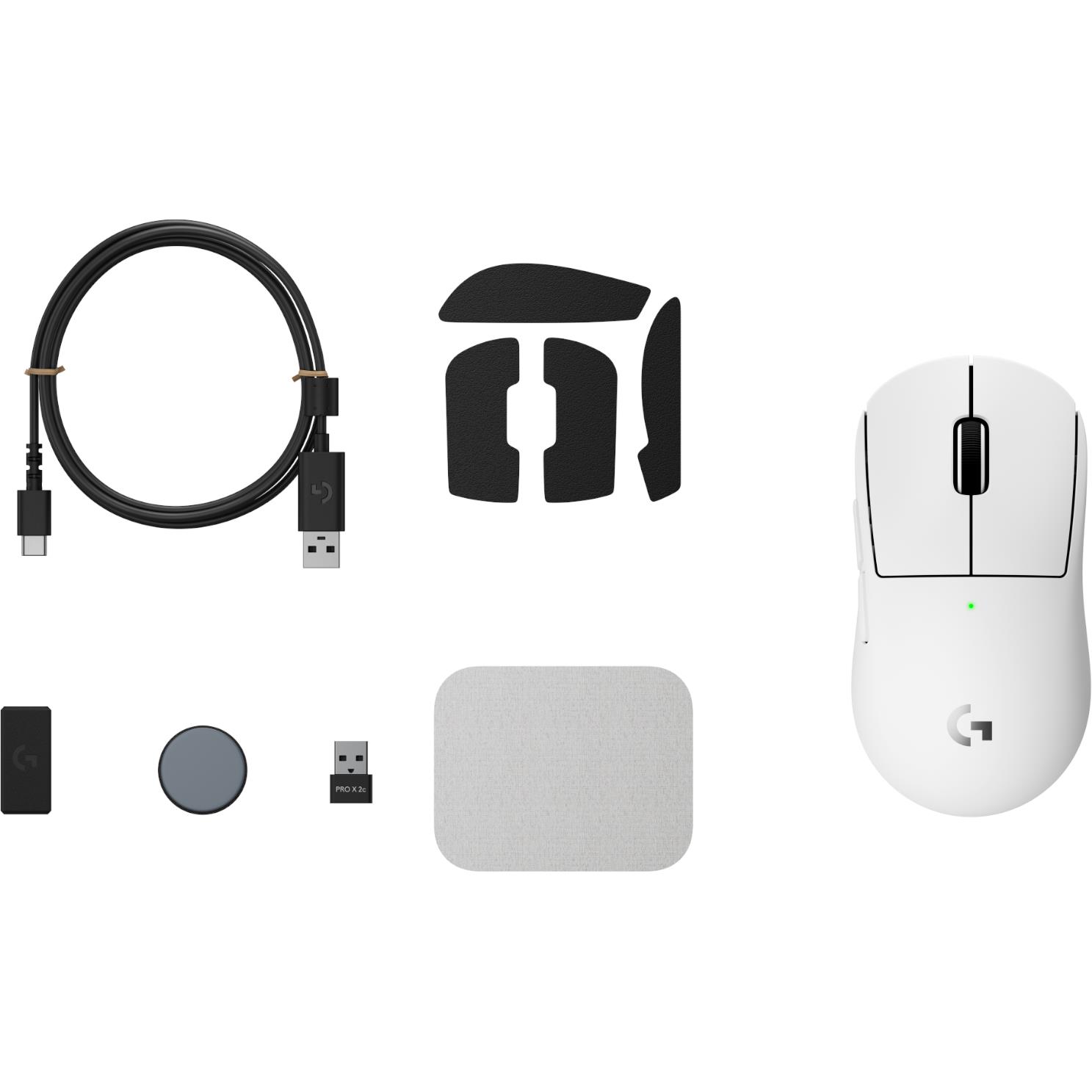 Logitech G PRO X SUPERLIGHT 2c LIGHTSPEED Gaming Mouse (White