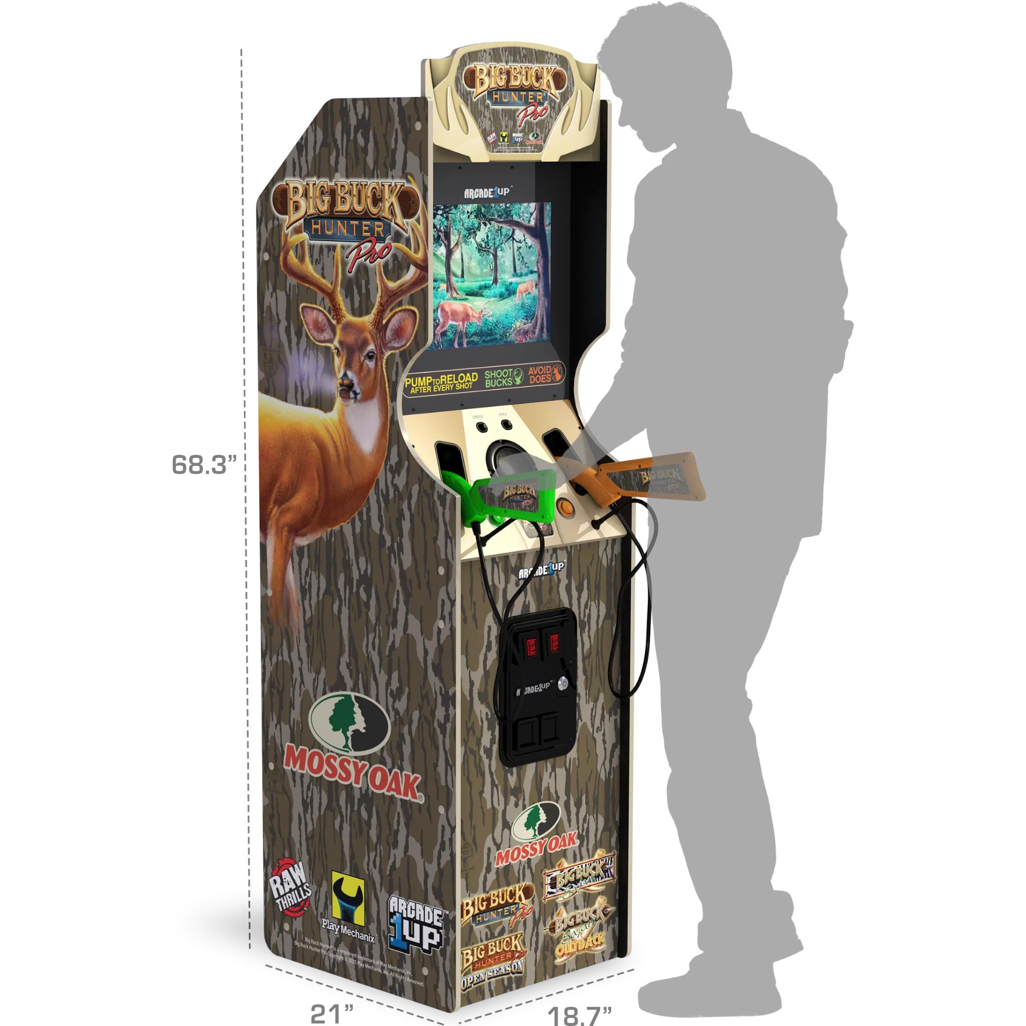 Arcade1Up Big Buck Hunter Mossy Oak Deluxe Arcade Machine - JB Hi