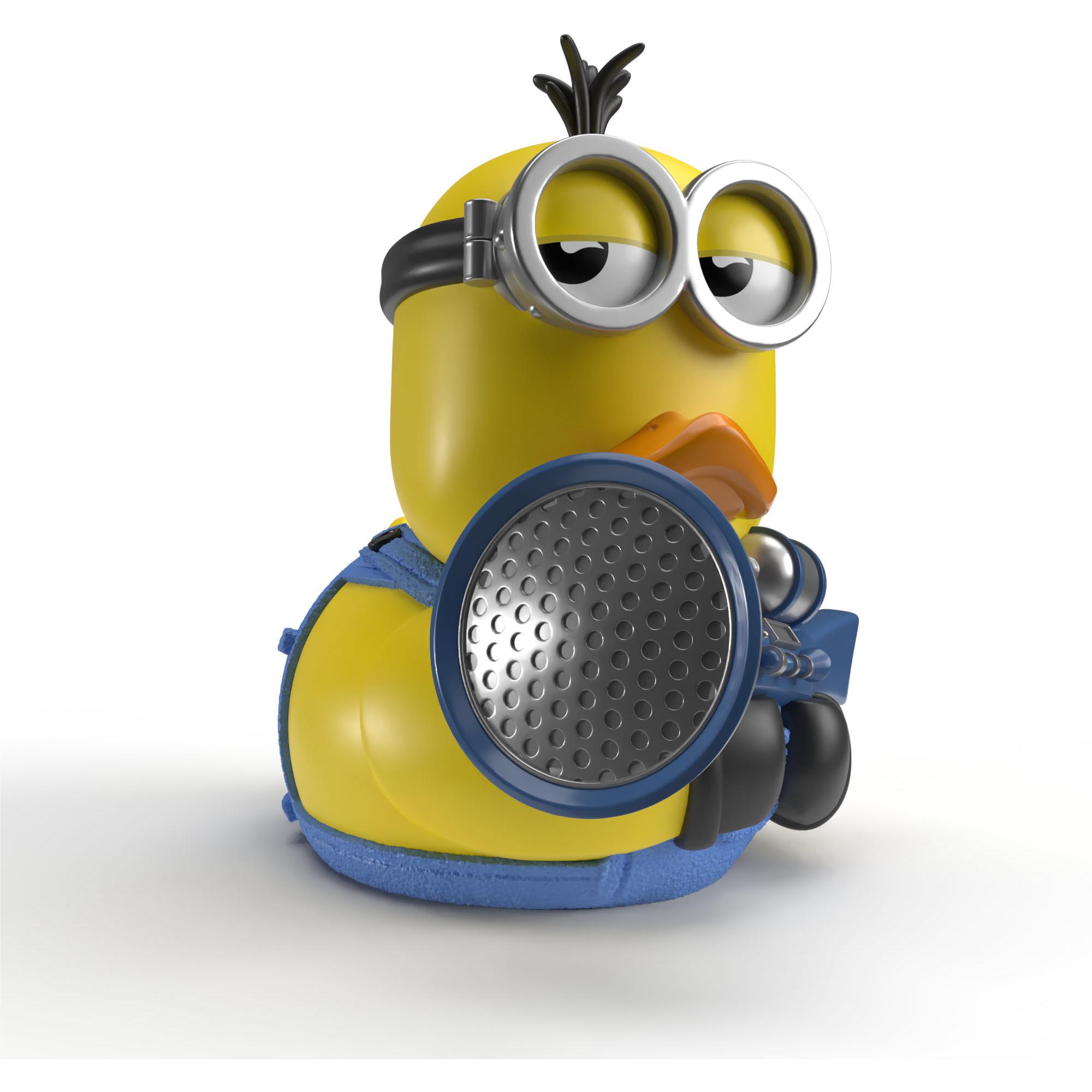 TUBBZ First Edition Minions Kevin (avec Fart Blaster) Figurine de Canard en Caoutchouc Vinyle – Produit Officiel Universel Minions Moi, Moche et méchant 4 – Télévision, Films et Jeux vidéo pour