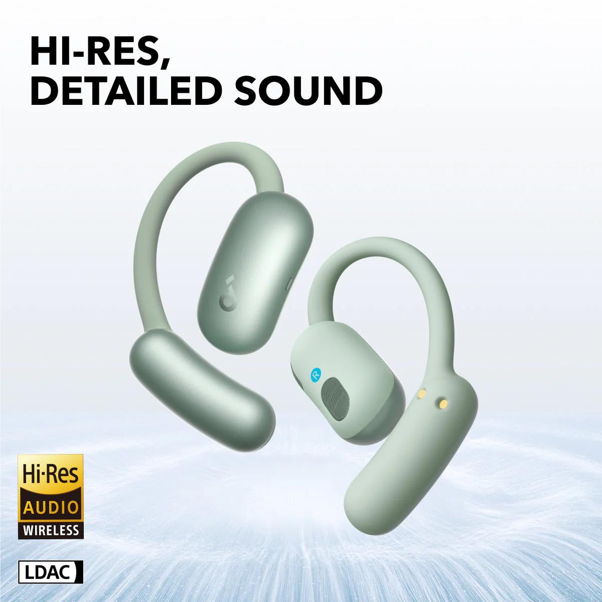 soundcore AeroFit 2 Adjustable Open-Ear Wireless Earbuds (Minty