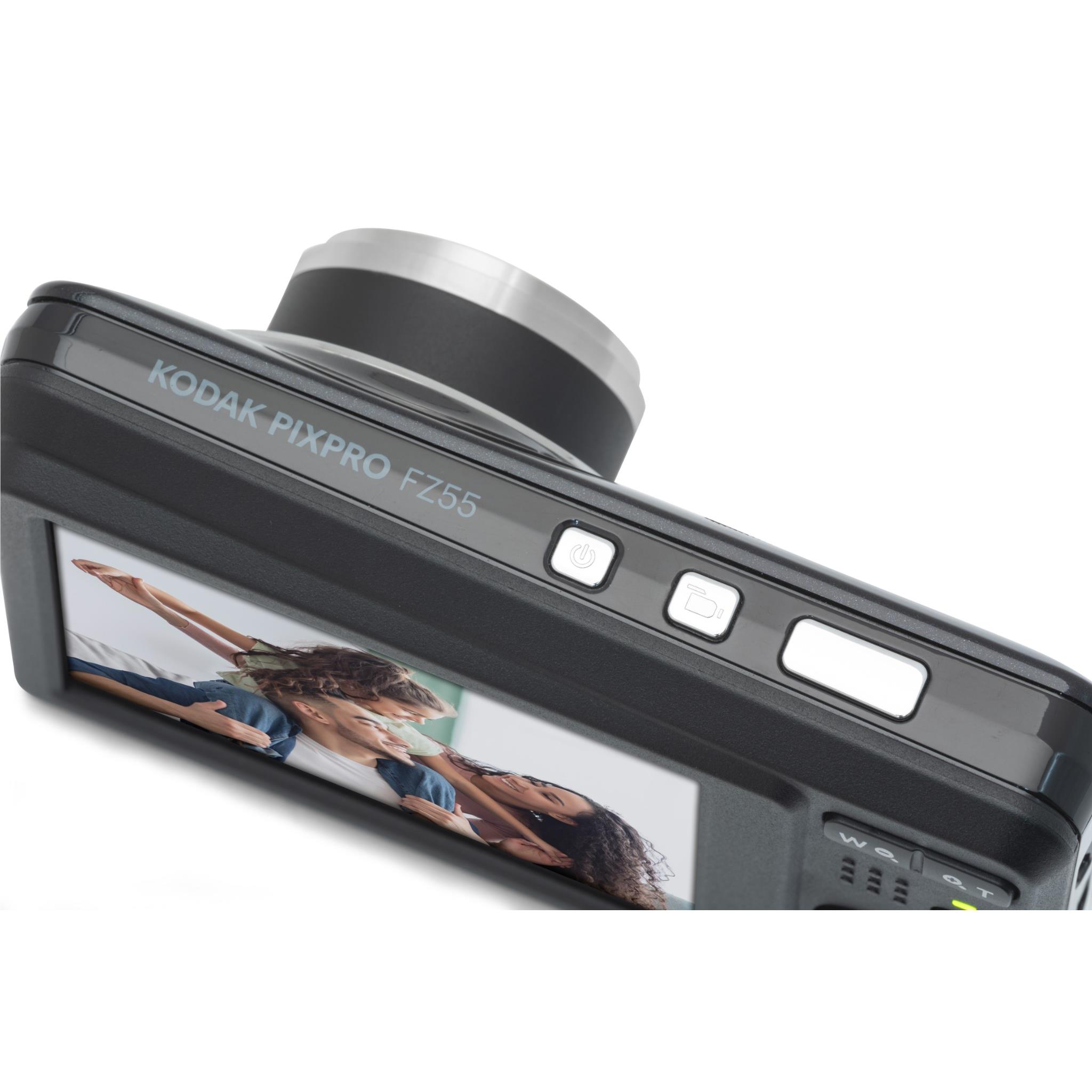Kodak Pixpro FZ55 Digital Compact Camera (Black) - JB Hi-Fi NZ